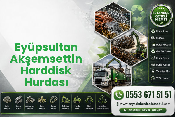 Eyüpsultan Akşemsettin Harddisk Hurdası